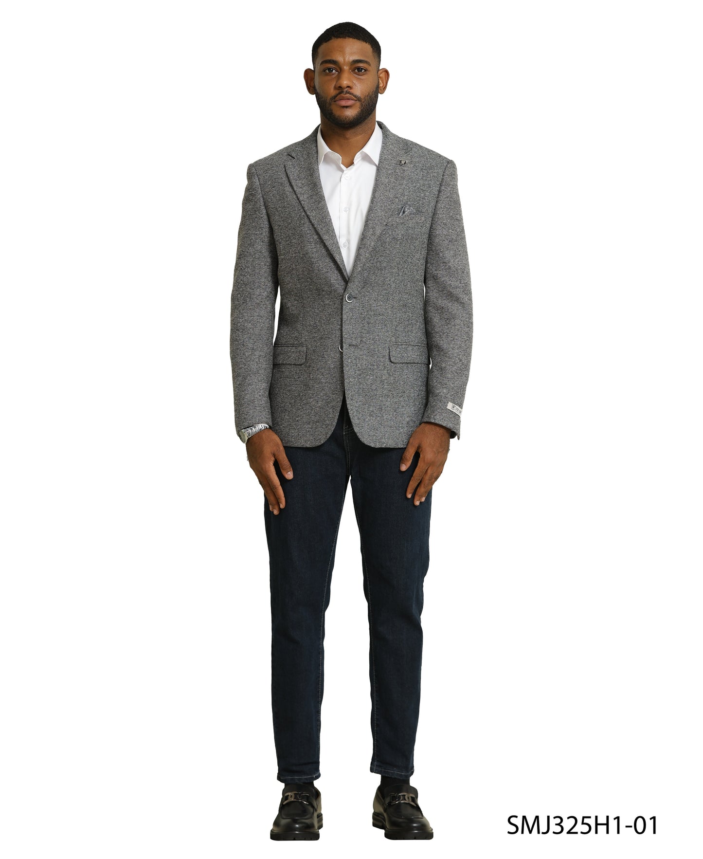 Stacy Adams Tweed Jacket Only, Grey
