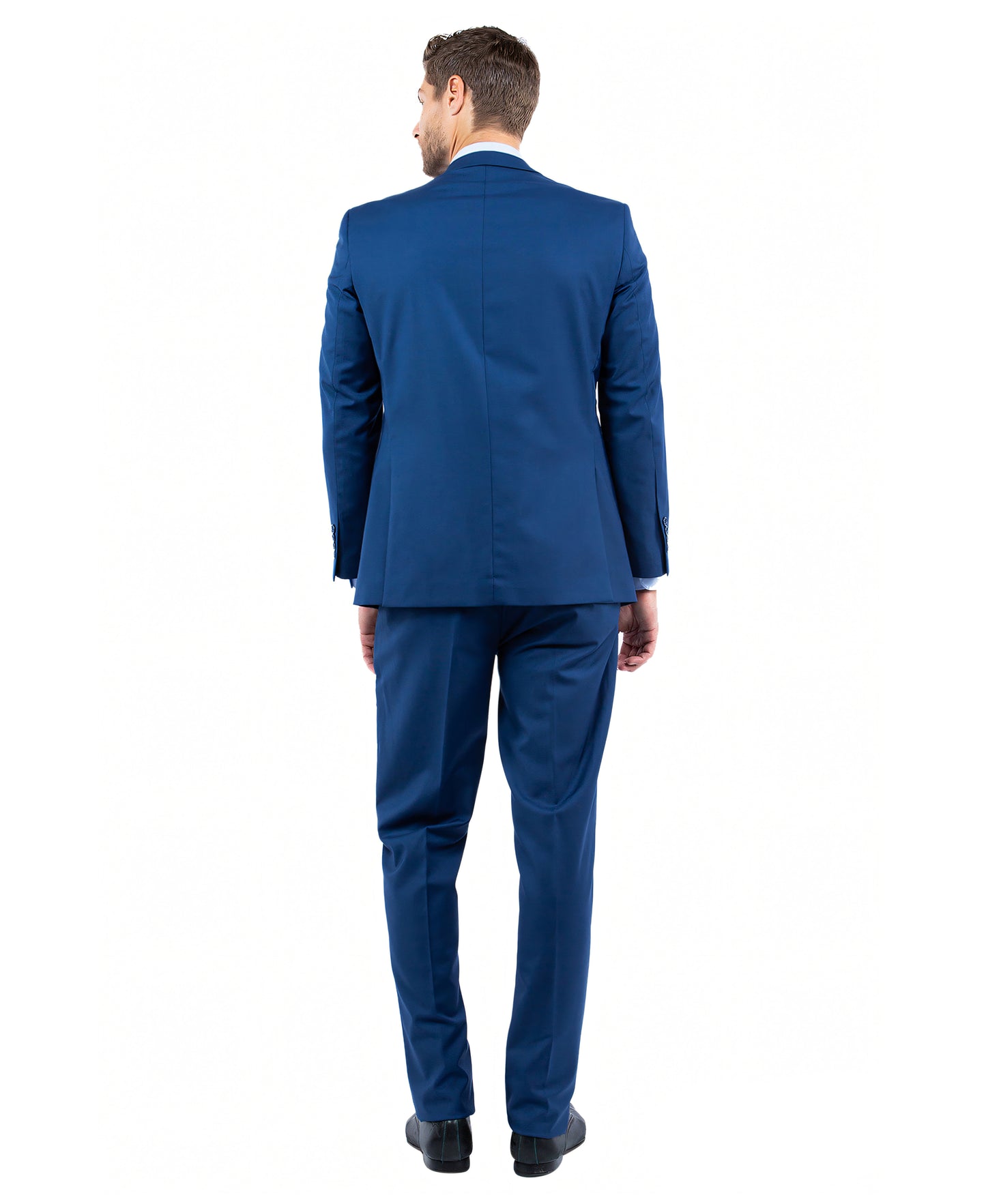 Tazzio Slim-Fit Notch Lapel Solid 2pc Suit Set, Indigo