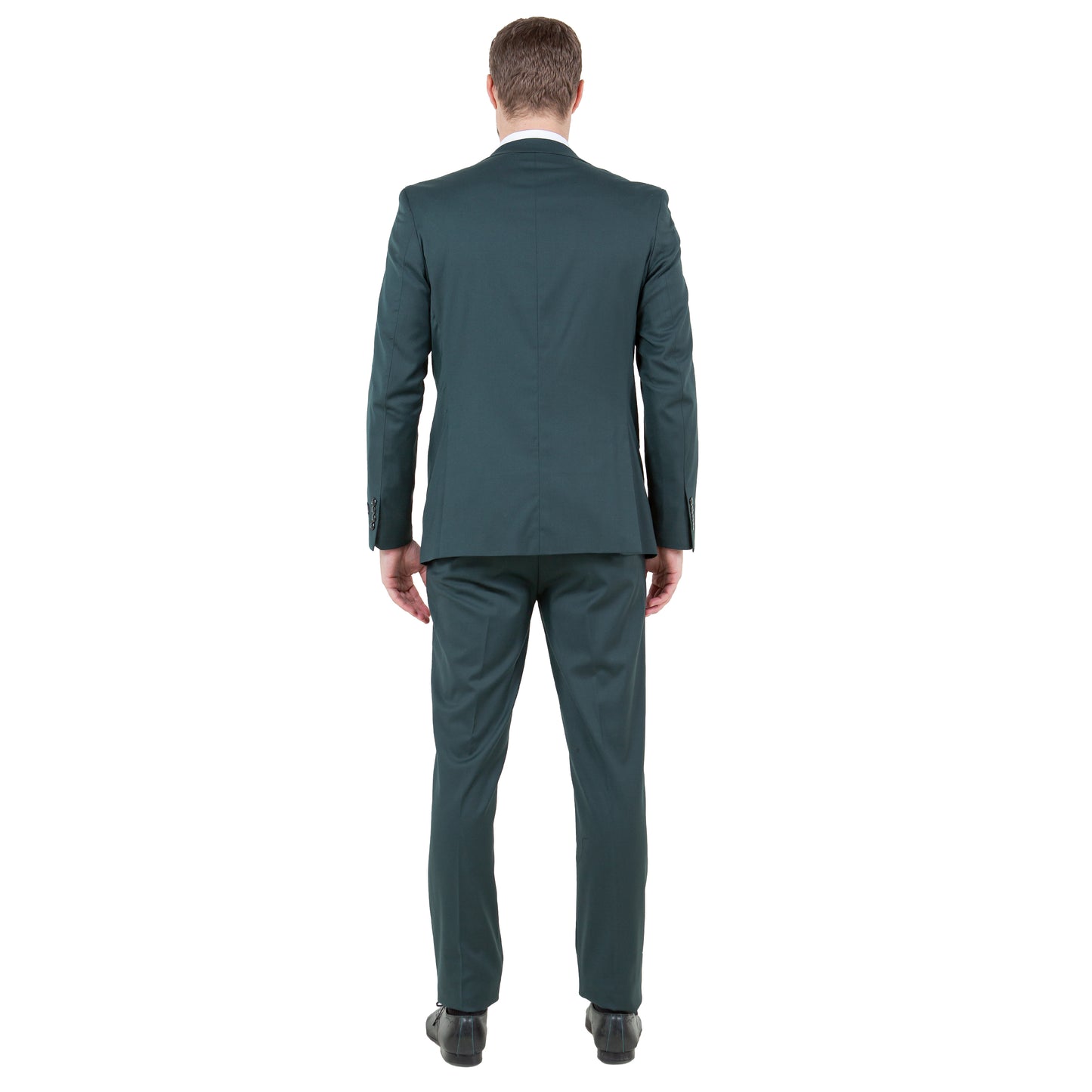 Tazzio Men's Ultra Slim-Fit 3pc Suit w/ Expandable Waistband, Green