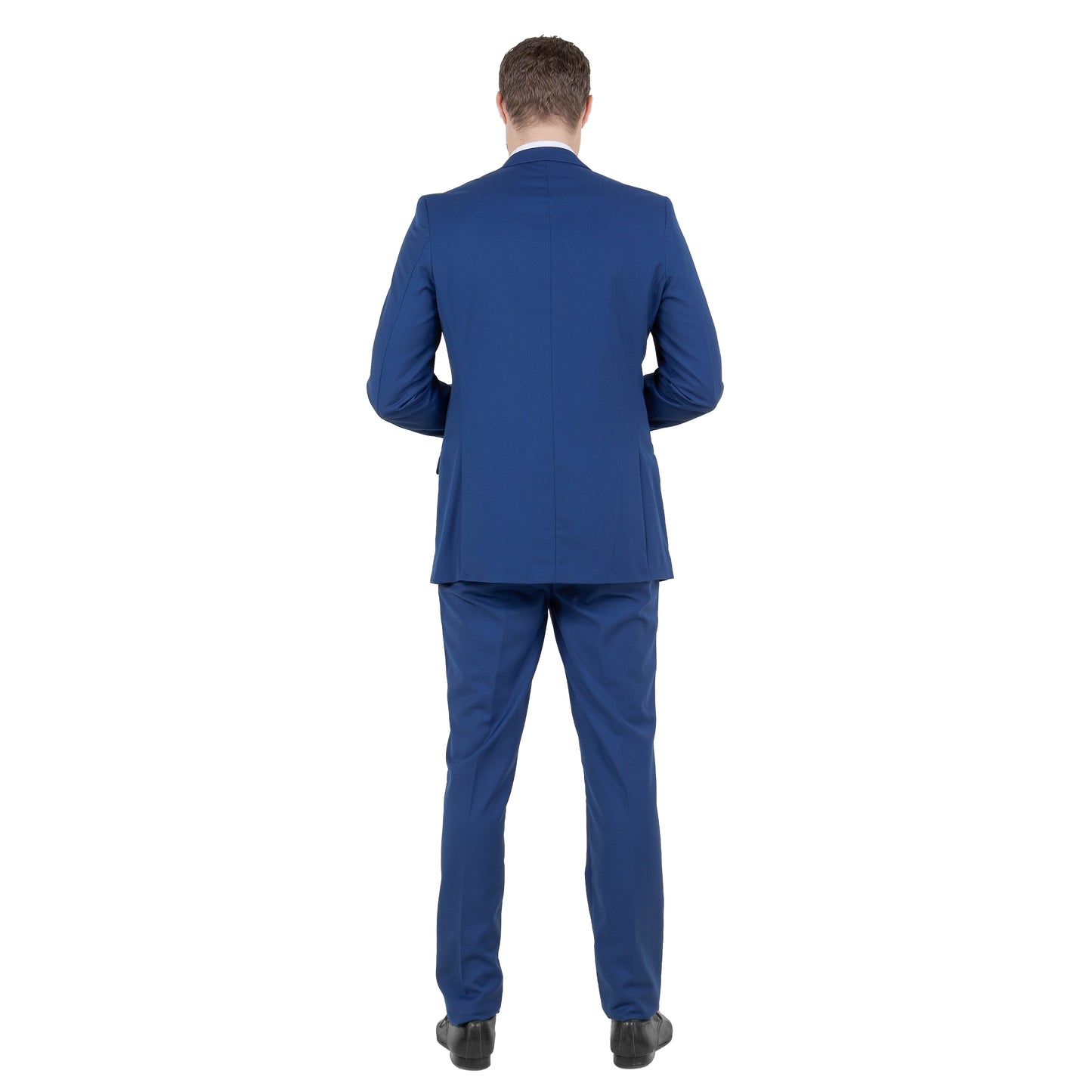 Tazzio 2-Piece Solid Suit Set w/ Notch Lapel, Indigo