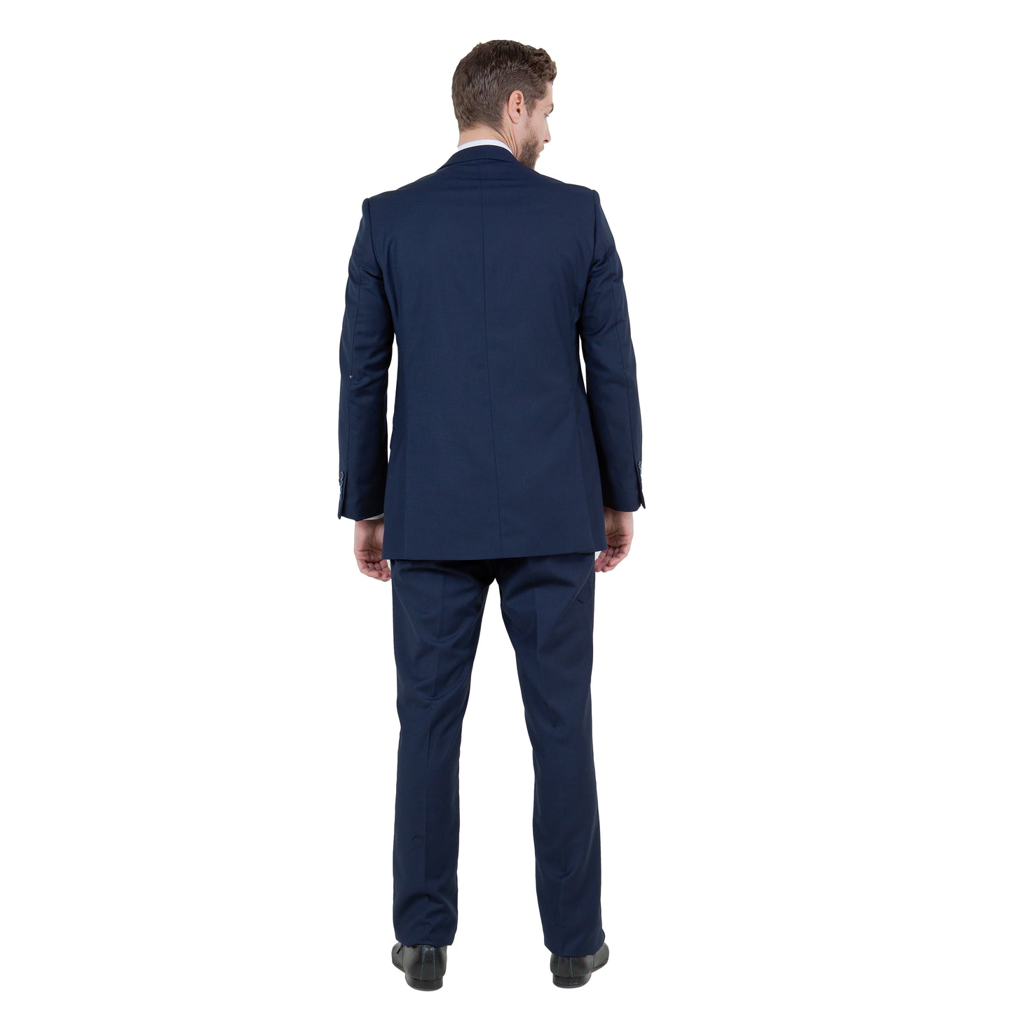 Men's Modern-Fit 3-Piece Suit Set w/ Jacket, Vest and Pants, Blue