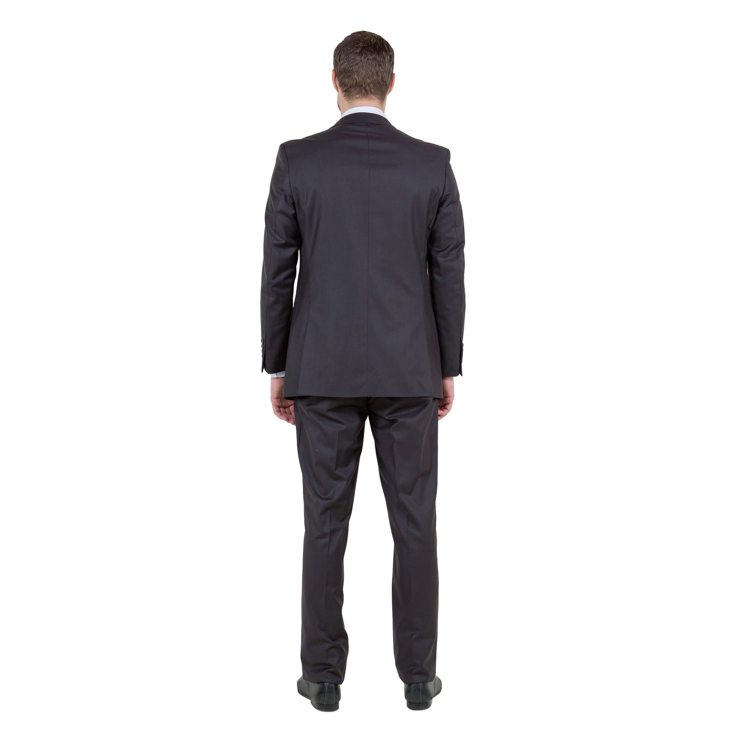 Men's Modern-Fit 3-Piece Suit Set w/ Jacket, Vest and Pants, Dark Grey