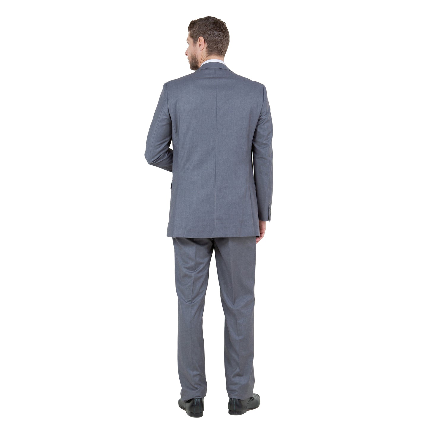 Men's Modern-Fit 3-Piece Suit Set w/ Jacket, Vest and Pants, Grey
