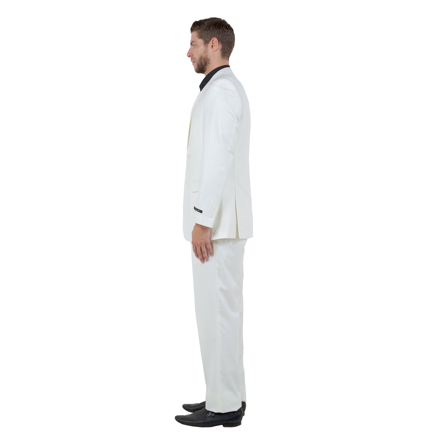 Men's Modern-Fit 3-Piece Suit Set w/ Jacket, Vest and Pants, Off-White