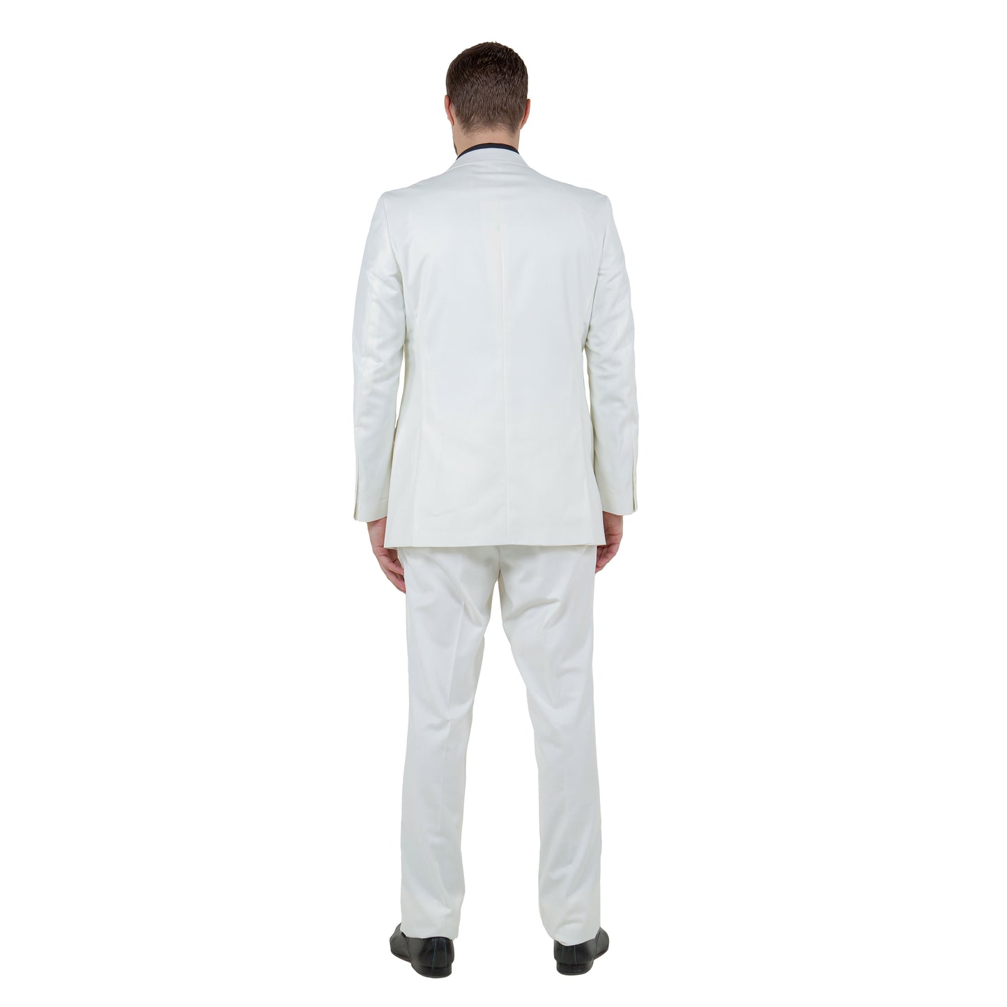 Men's Modern-Fit 3-Piece Suit Set w/ Jacket, Vest and Pants, Off-White