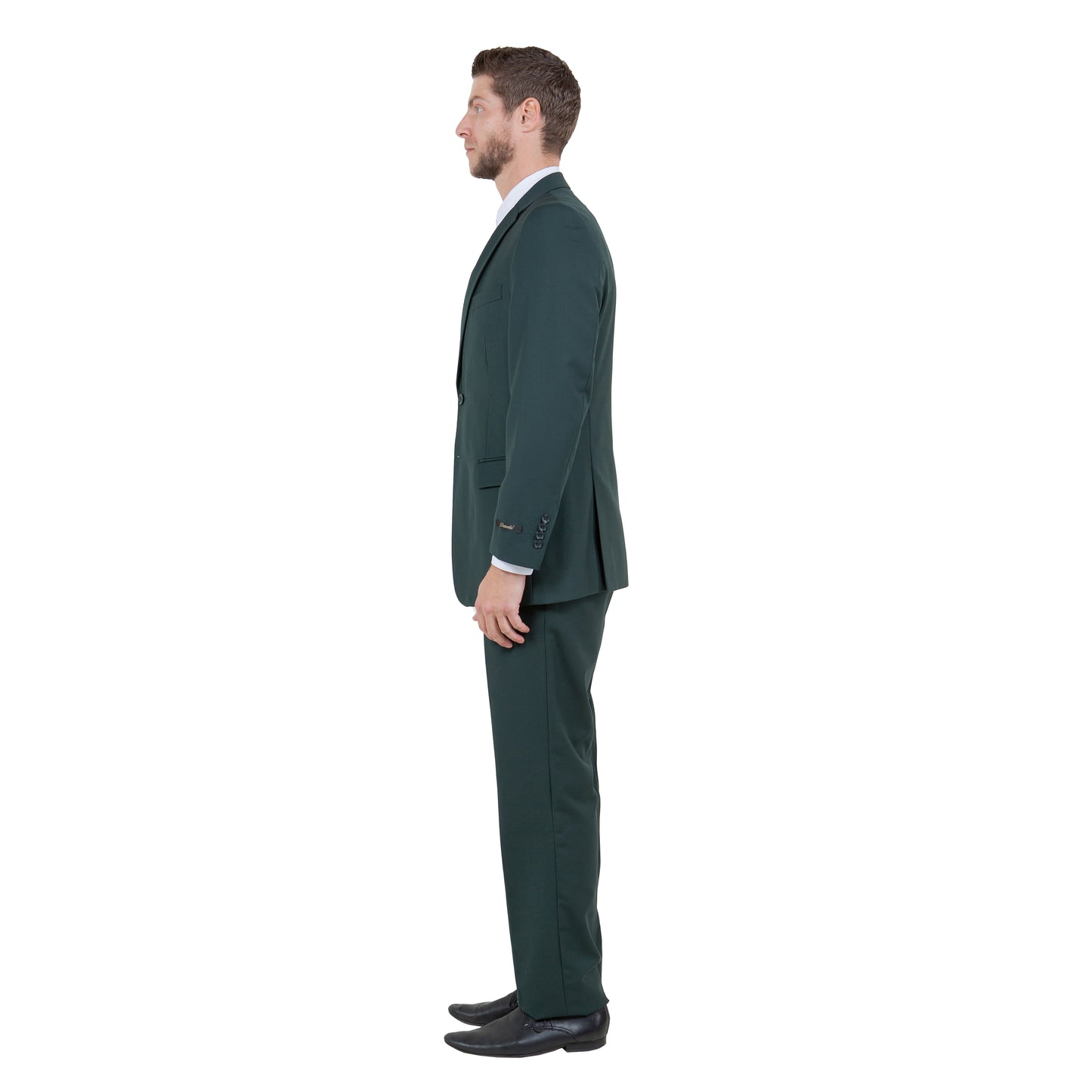 Men's Modern-Fit 3-Piece Suit Set w/ Jacket, Vest and Pants, Green