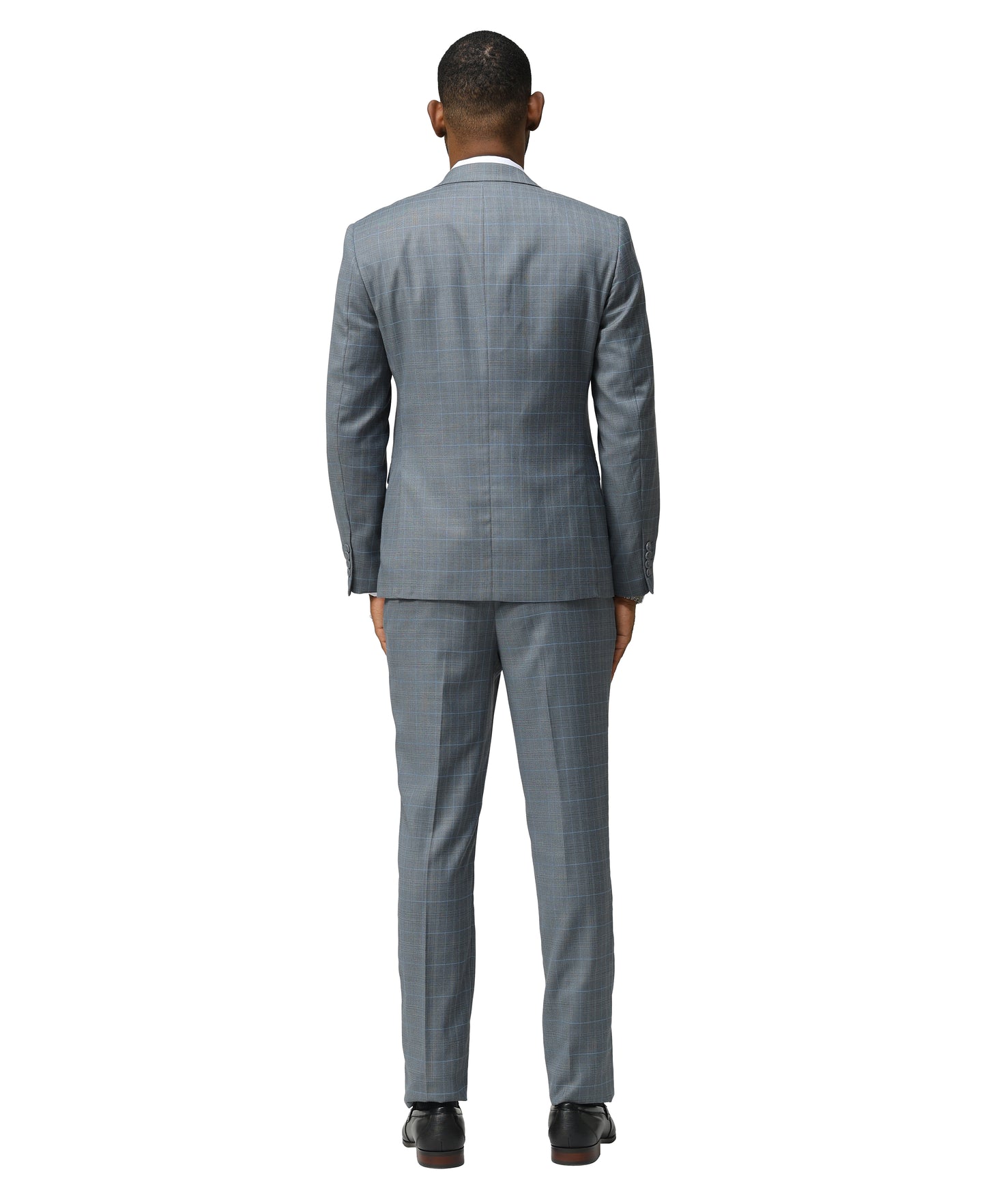 Sean Alexander Men's 3pc Plaid Hybrid-Fit Suit Set