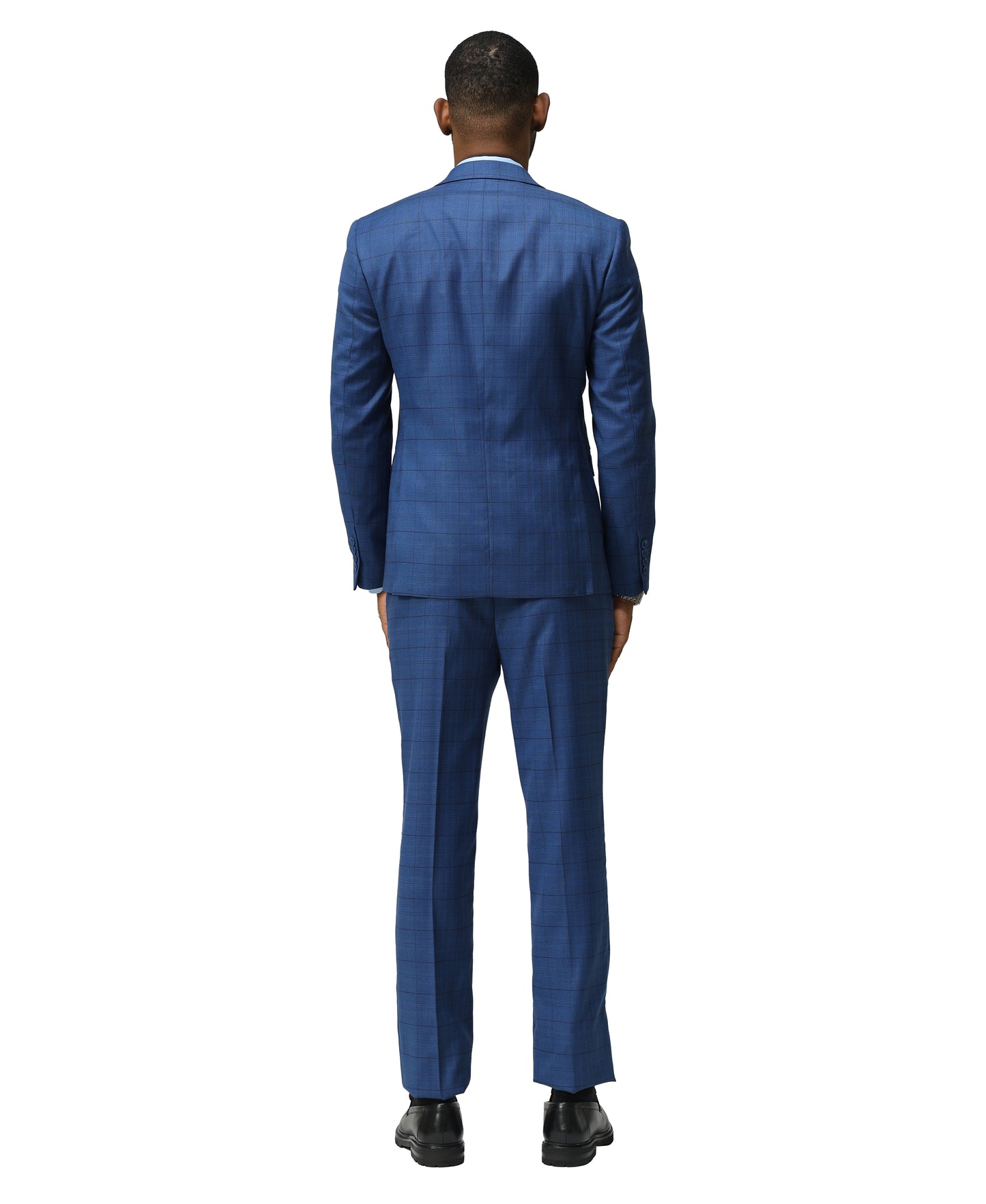 Sean Alexander Men's 3pc Plaid Hybrid-Fit Suit Set