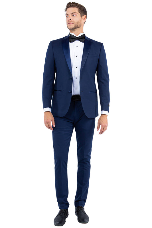 Zegarie Slim Fit Tuxedo Separates Jacket, Navy w/ Satin Notch Lapel