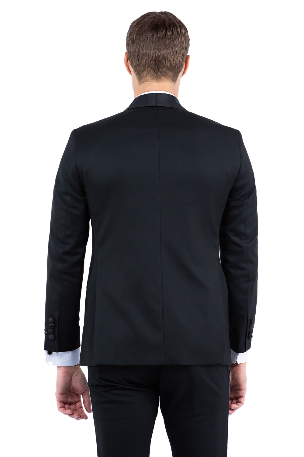 Zegarie Slim Fit Tuxedo Separates Jacket, Black w/ Satin Shawl Collar