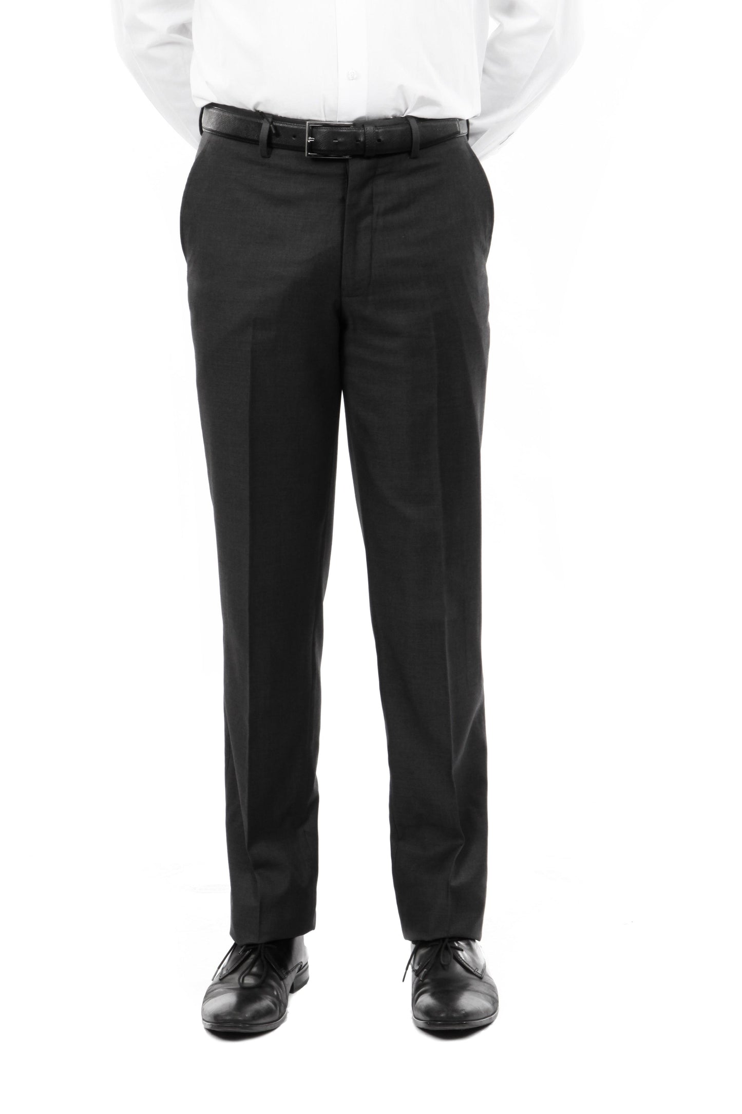 Tazio Slim Fit Stretch Dress Pants, Black - Julinie