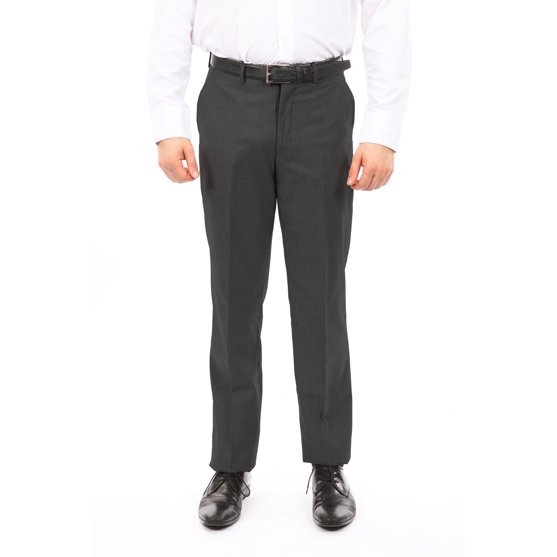 Tazio Slim Fit Stretch Dress Pants, Charcoal Sergio's Tailor Shop Tazio Slim Fit Stretch Dress Pants, Charcoal Sergio's Tailor Shop