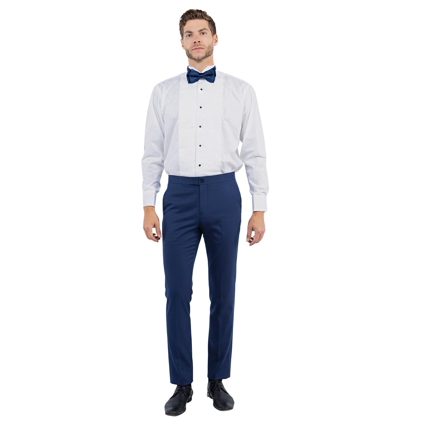 Zegarie Tailored Fit Tuxedo Separates Pants, Navy w/ Satin Trim