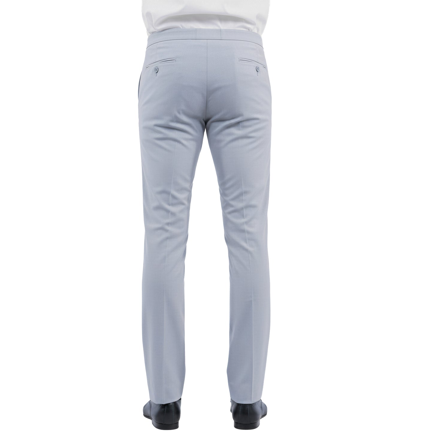 Zegarie Tailored Fit Tuxedo Separates Pants, Grey w/ Satin Trim