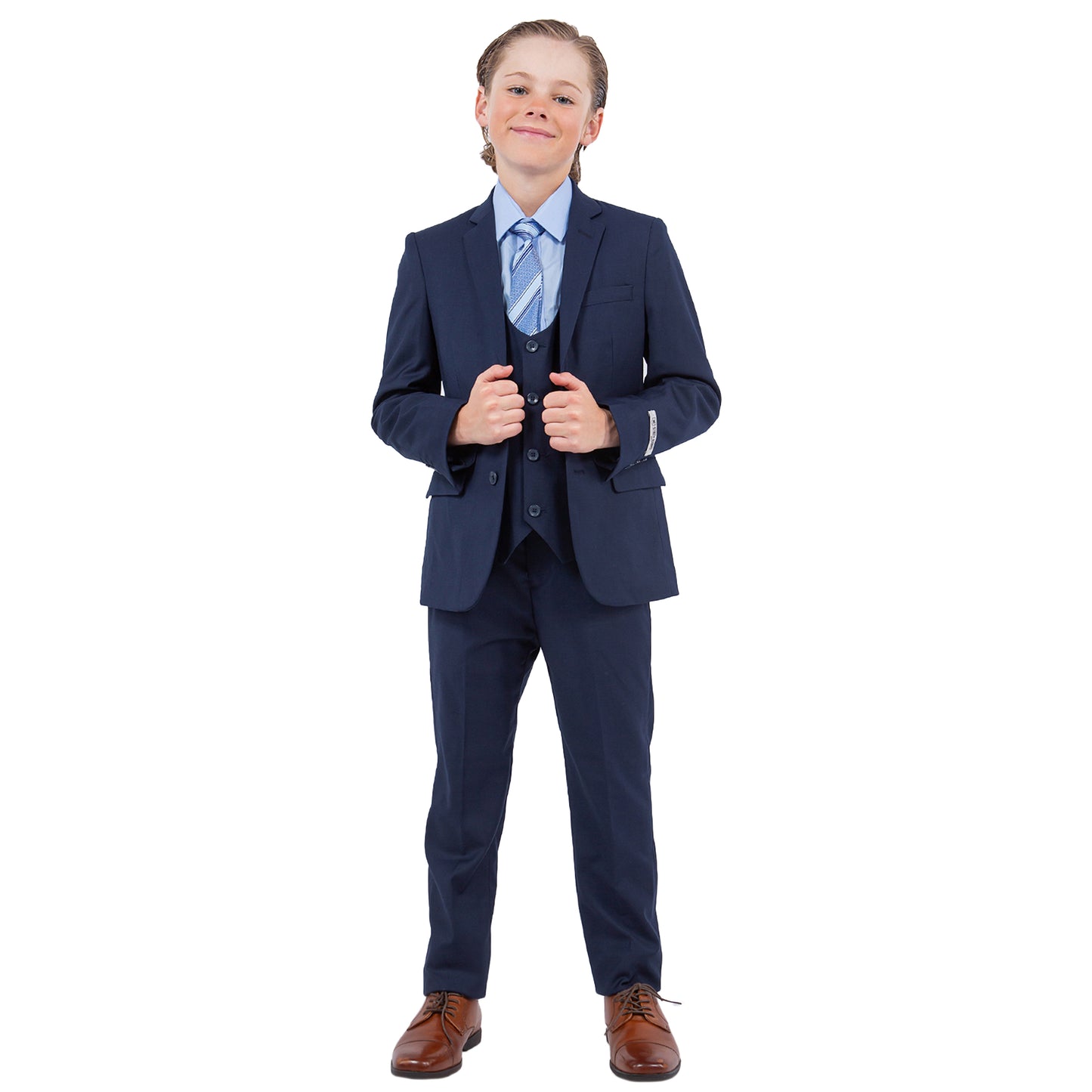 Stacy Adams Boy's 5pc Suit Set