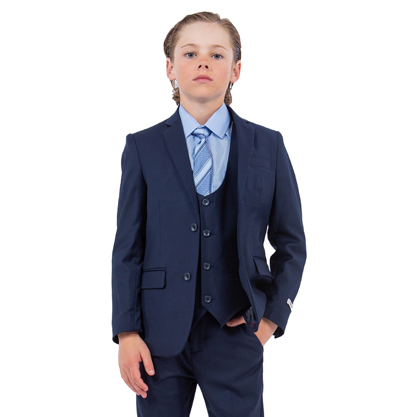 Stacy Adams Boy's 5pc Suit Set