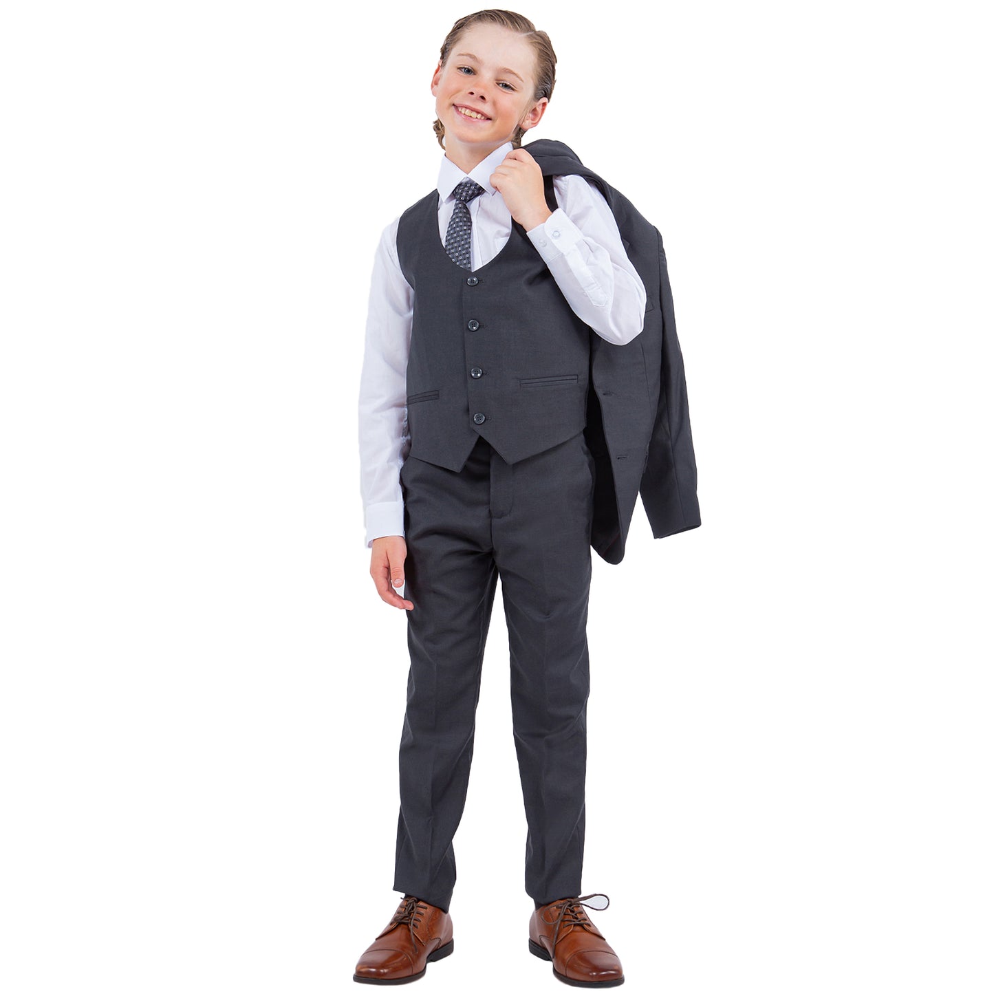 Stacy Adams Boy's 5pc Suit Set