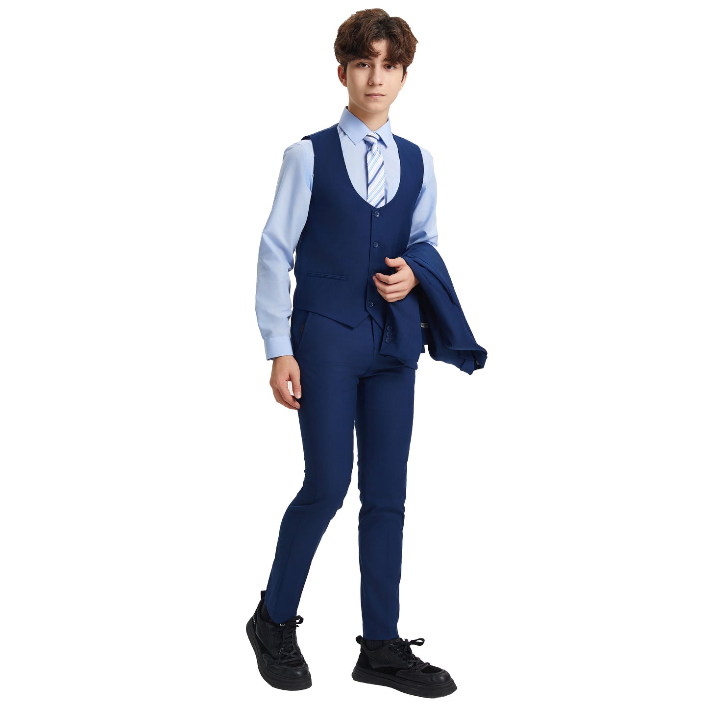 Stacy Adams Boy's 5pc Suit Set
