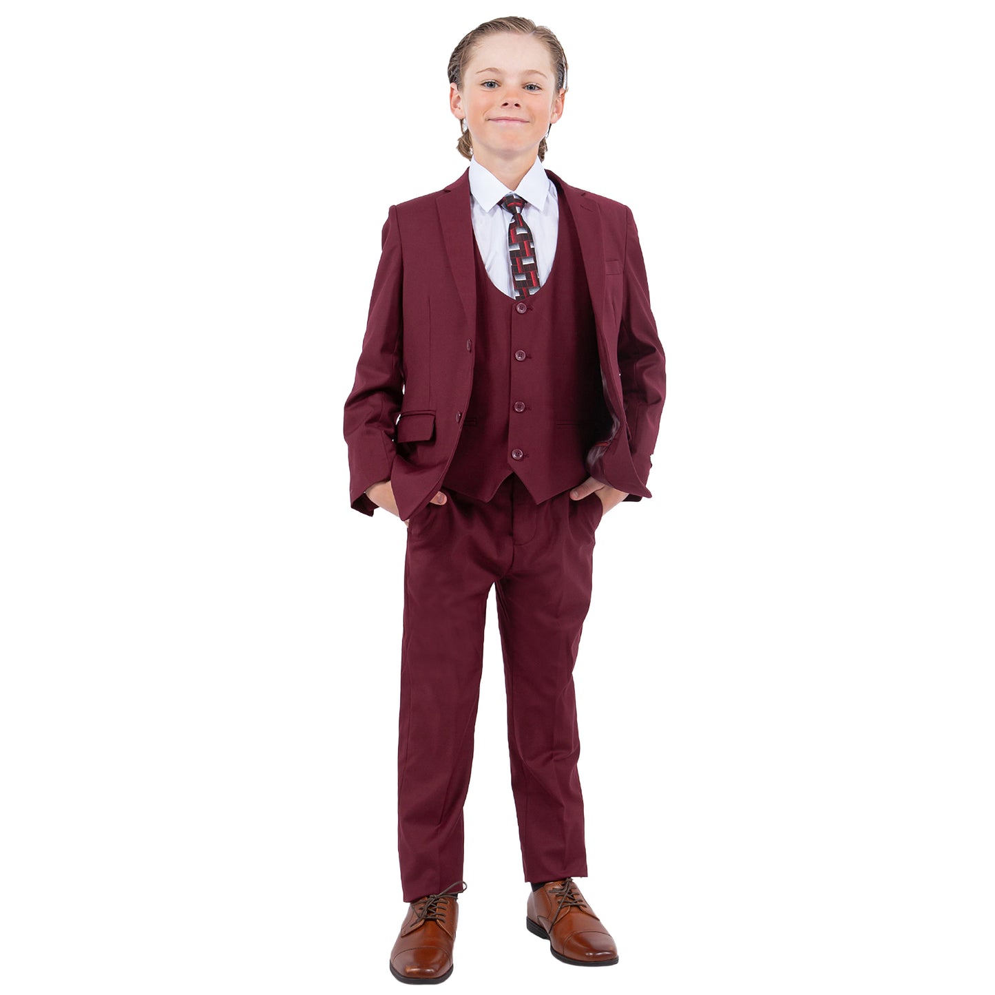 Stacy Adams Boy's 5pc Suit Set