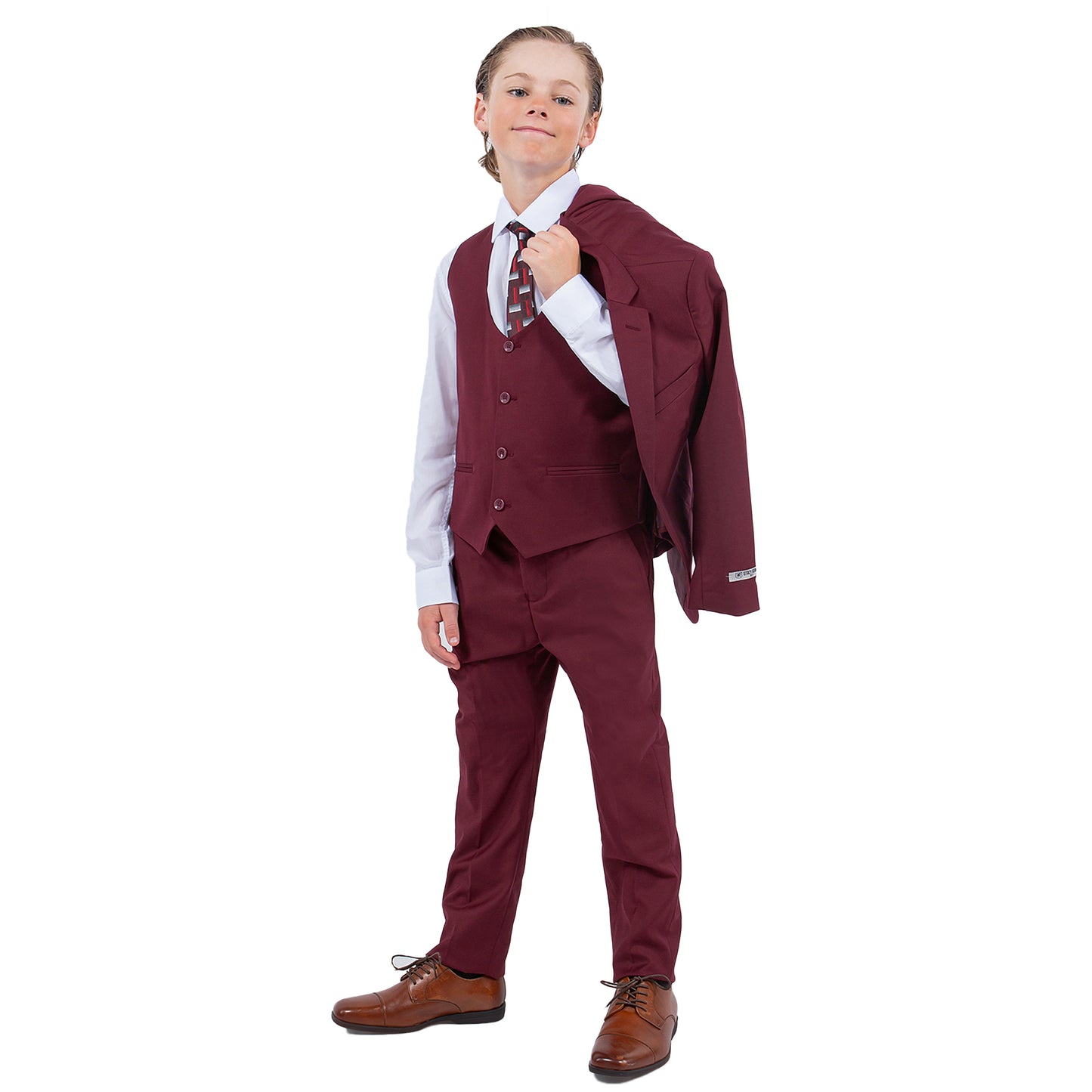 Stacy Adams Boy's 5pc Suit Set