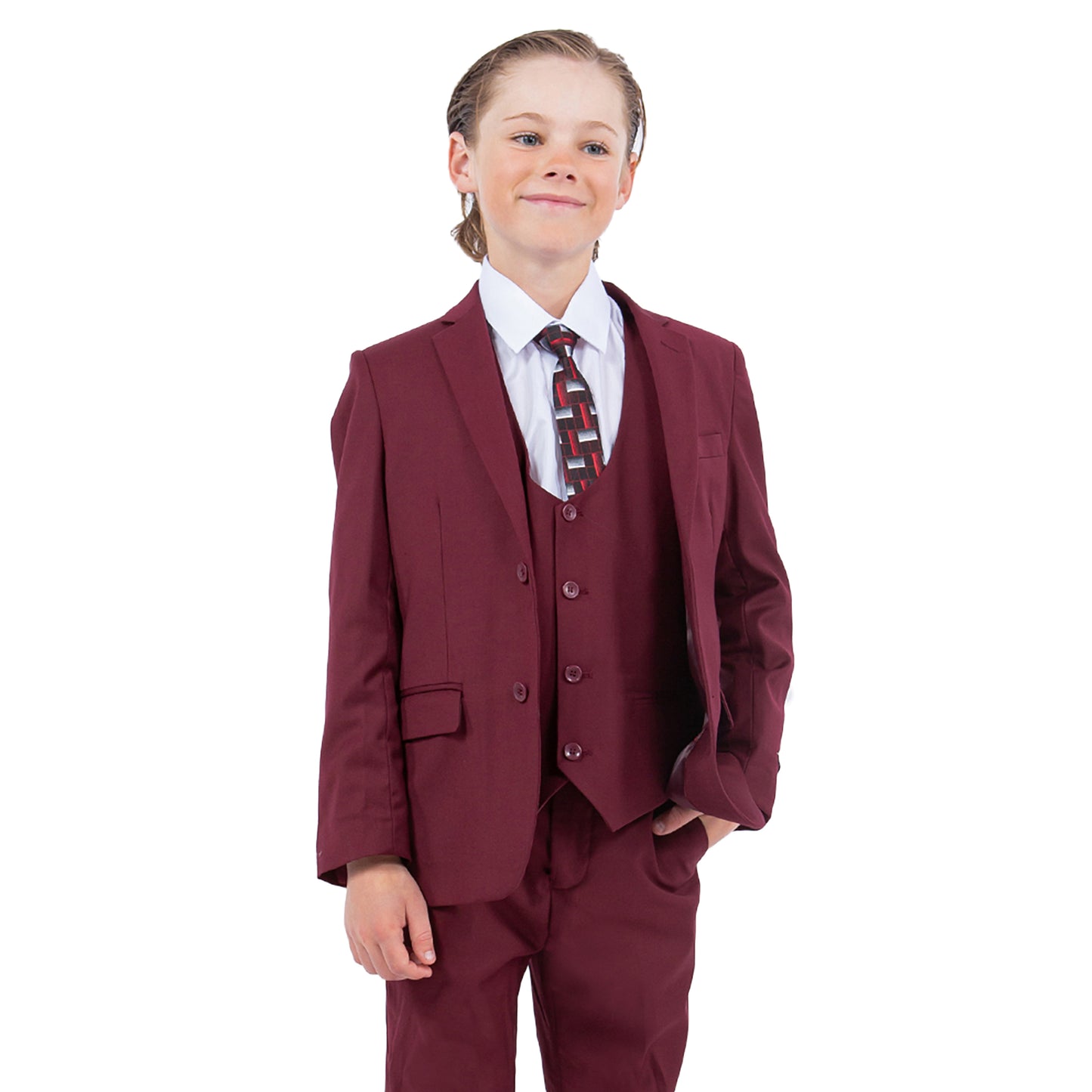 Stacy Adams Boy's 5pc Suit Set