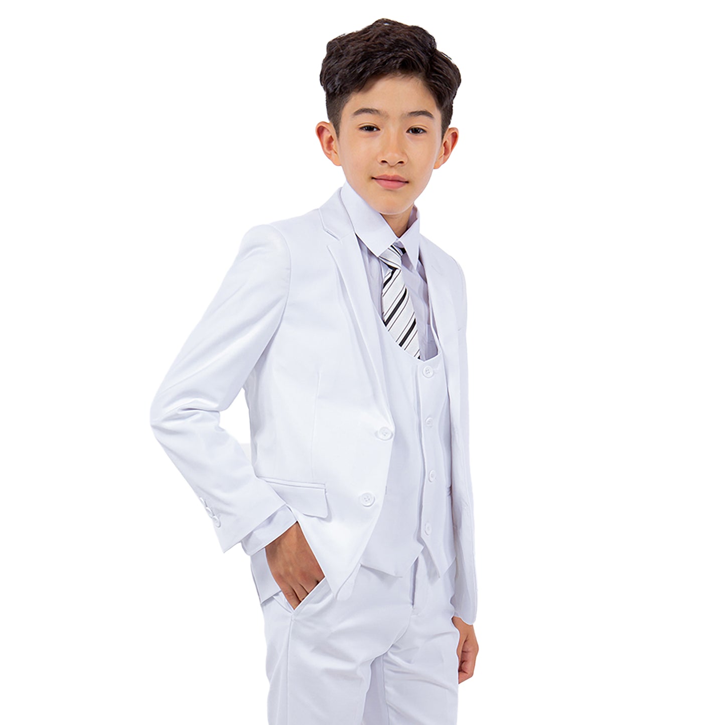 Stacy Adams Boy's 5pc Suit Set
