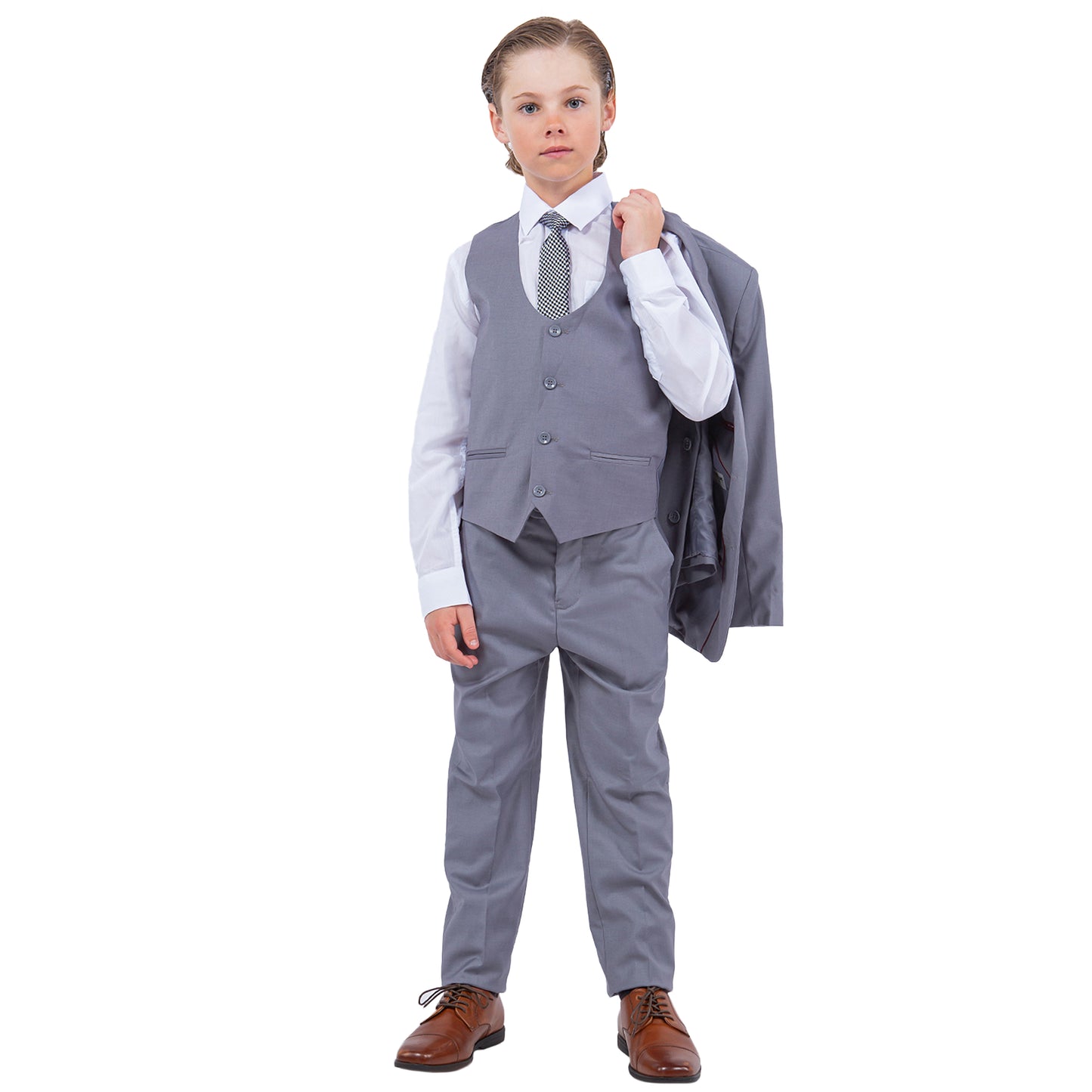 Stacy Adams Boy's 5pc Suit Set