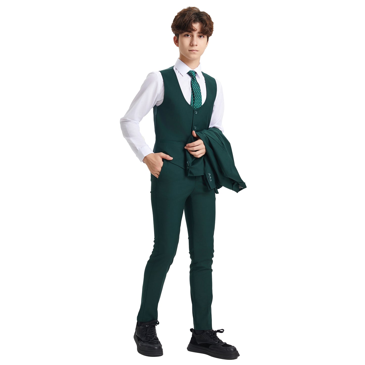 Stacy Adams Boy's 5pc Suit Set