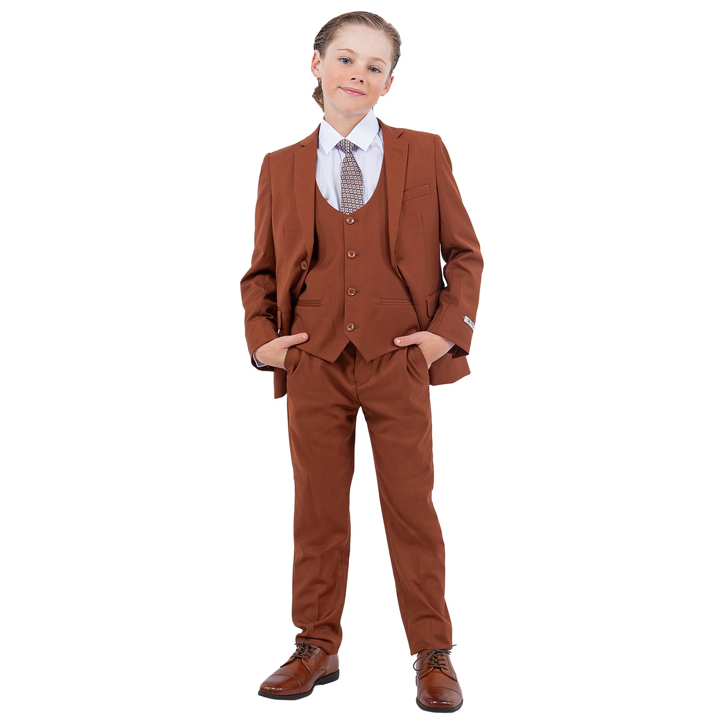Stacy Adams Boy's 5pc Suit Set
